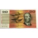 AUSTRALIA 1966 . TWENTY 20  DOLLARS BANKNOTES . COOMBS/WILSON . CONSECUTIVE FOUR